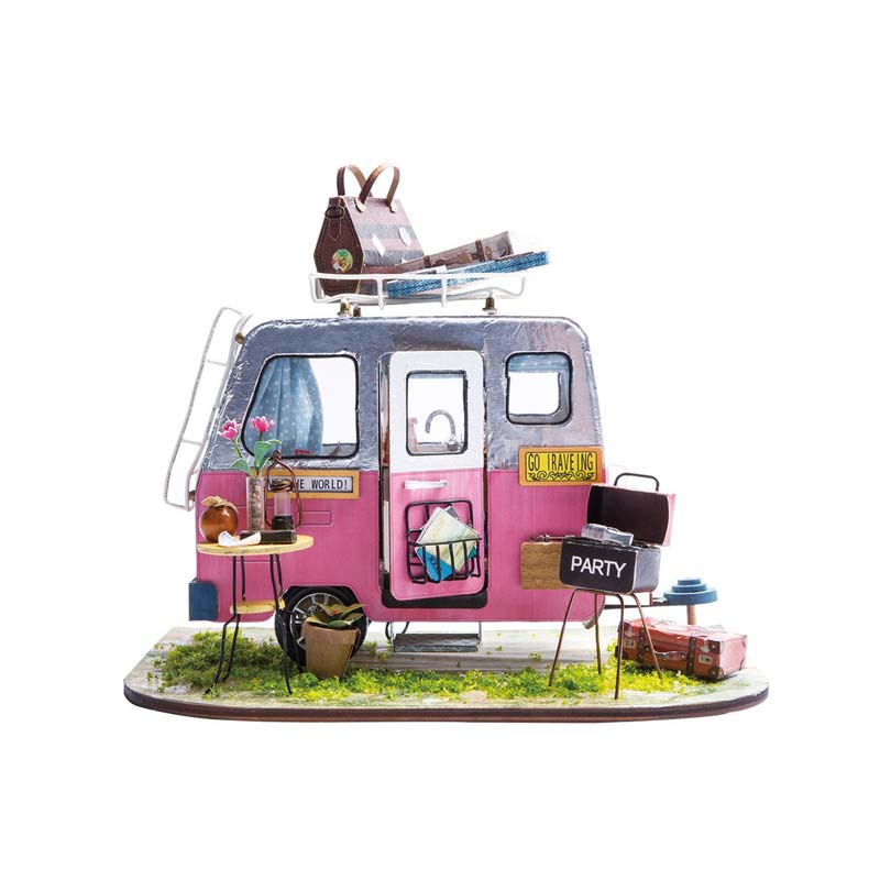 Bouwpakket Dollhouse Miniature | Happy Camper