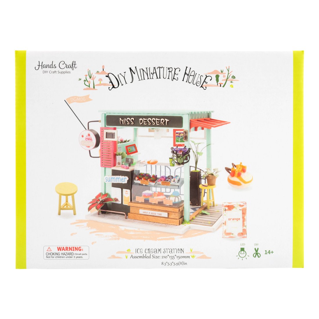 Bouwpakket Dollhouse Miniature | Ice Cream Station - Afbeelding 9