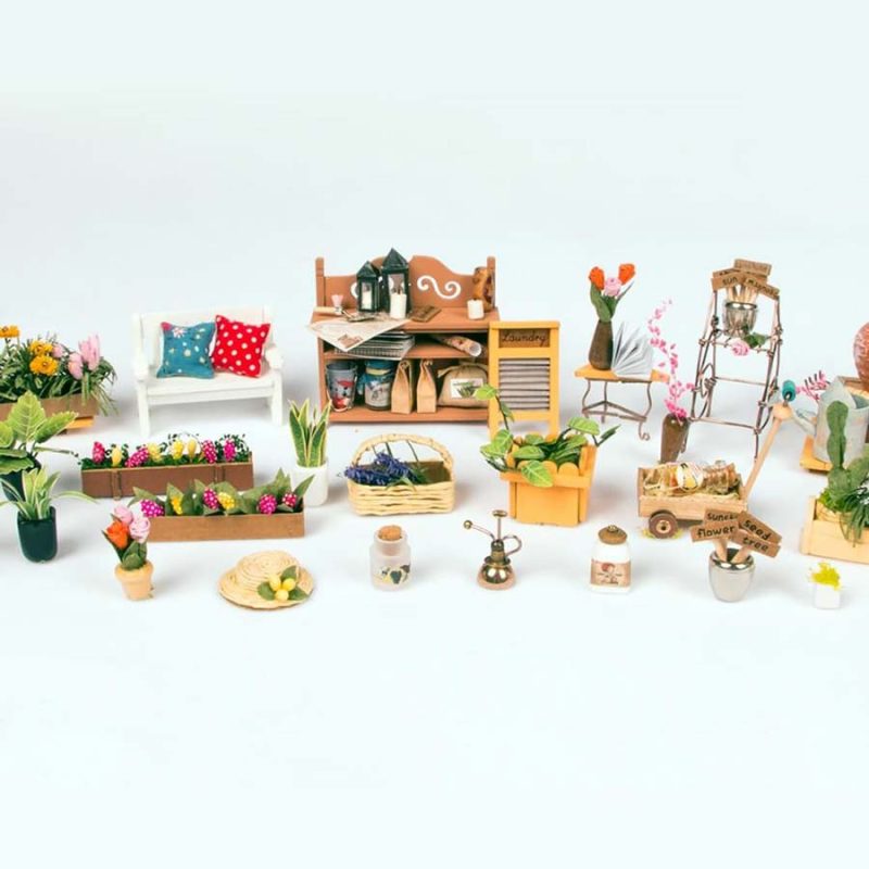 Bouwpakket Dollhouse Miniature | Miller's Garden - Afbeelding 12