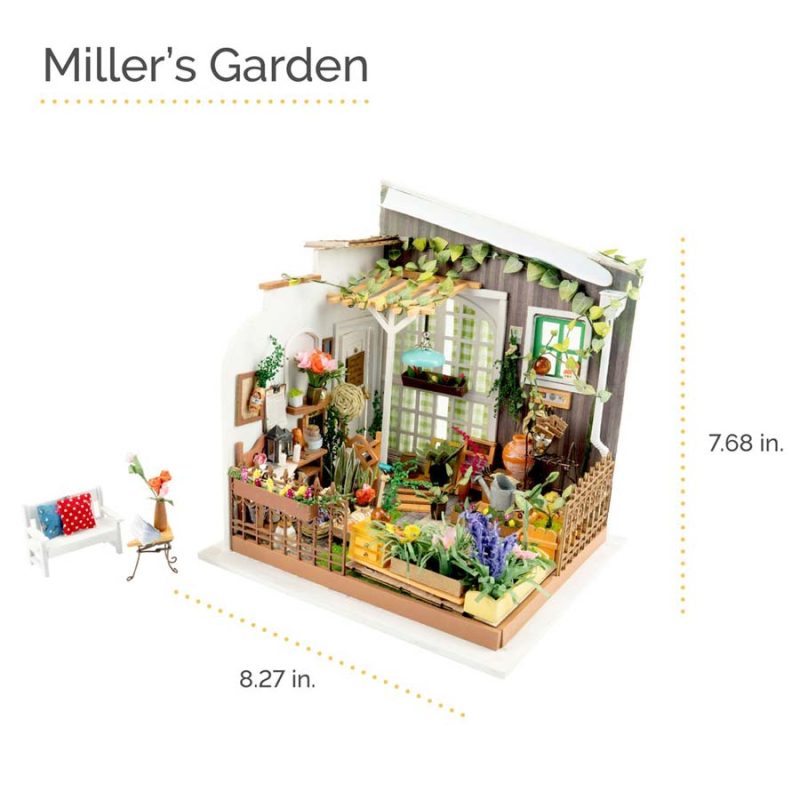 Bouwpakket Dollhouse Miniature | Miller's Garden - Afbeelding 4
