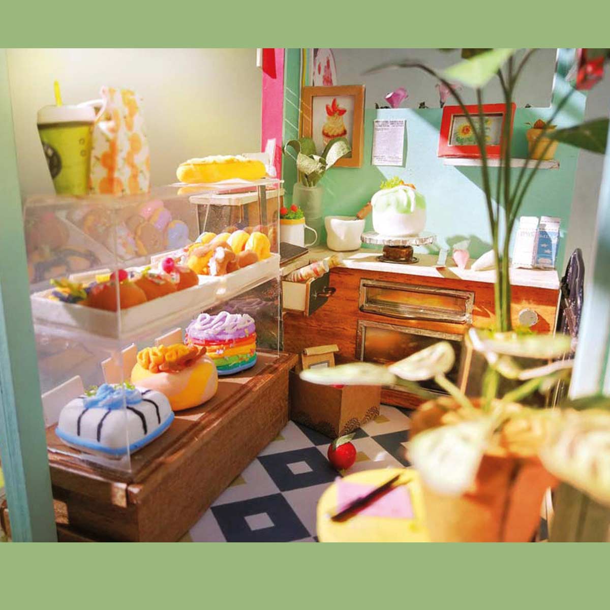 Bouwpakket Dollhouse Miniature | Ice Cream Station