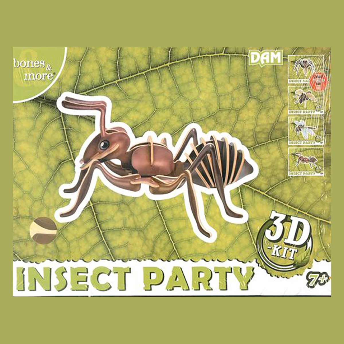Bouwpakket 3D Houten Puzzel Insect Party Mier