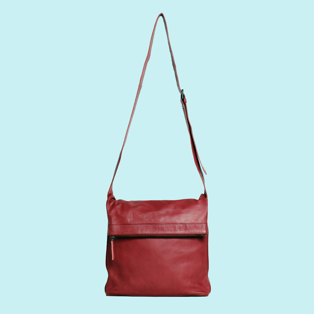 Flap Bag Cherry Red Sticks And Stones 1 1