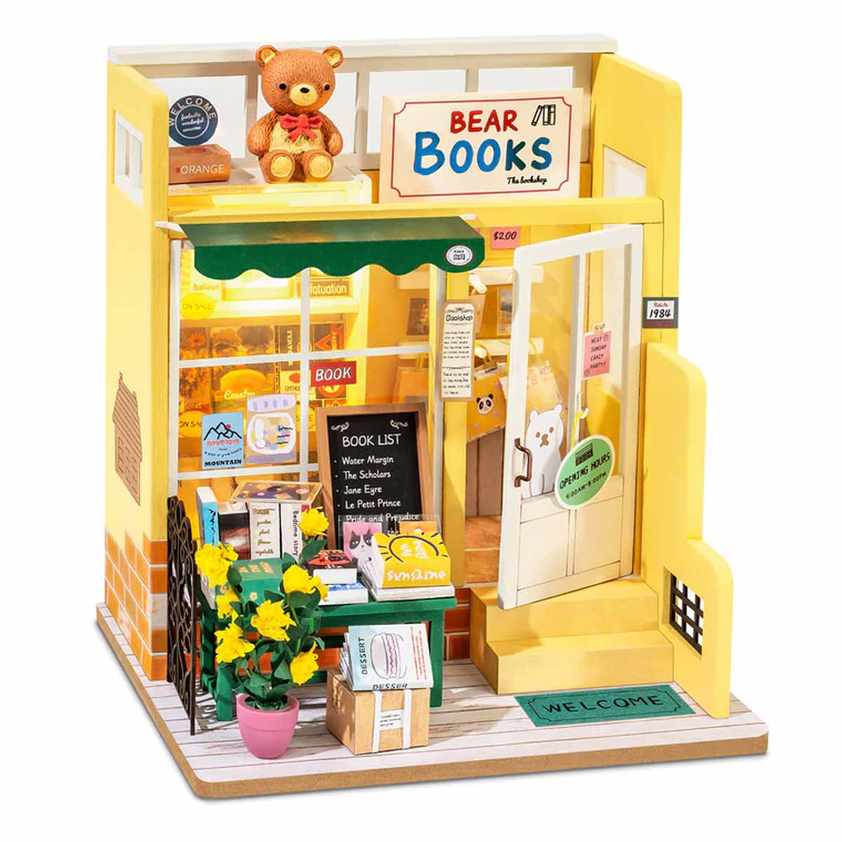 Bouwpakket Miniature House Kit Mind Find Bookstore
