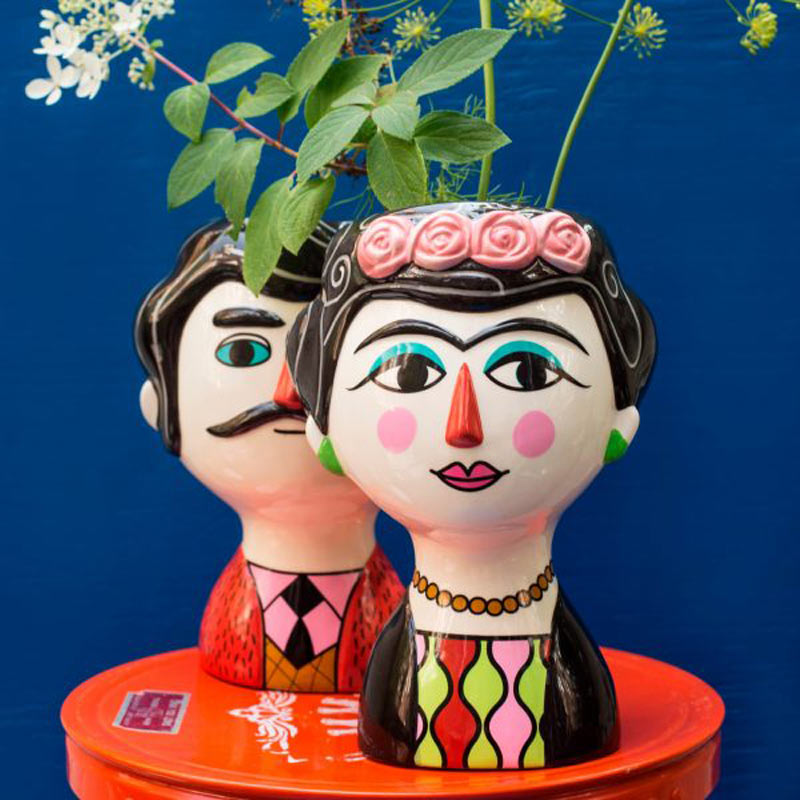 Vase Ceramic Carlos Coloured Kitsch Kitchen 2