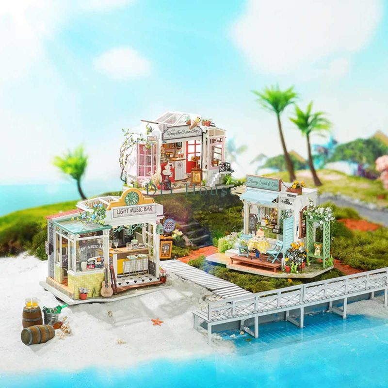 Bouwpakket Miniature House Kit | Flowery Sweets & Teas - Afbeelding 2