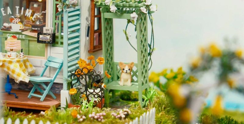 Bouwpakket Miniature House Kit | Flowery Sweets & Teas - Afbeelding 8