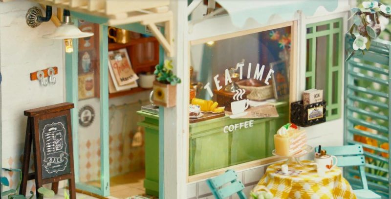 Bouwpakket Miniature House Kit | Flowery Sweets & Teas - Afbeelding 7