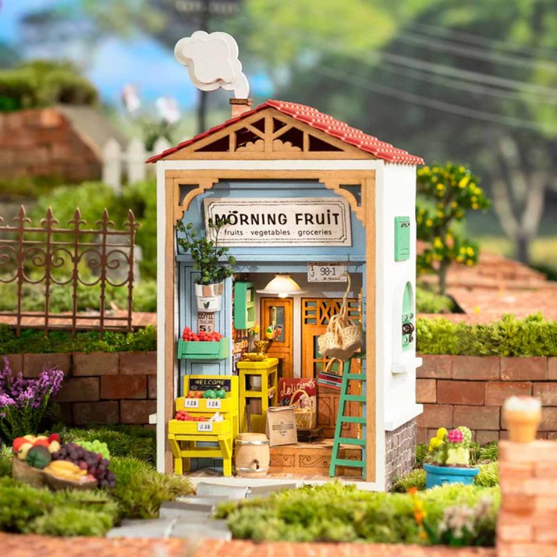 Bouwpakket Miniature House Kit | Morning Fruit Shop