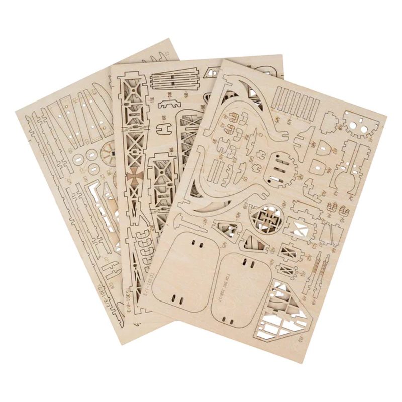 Bouwpakket 3D Houten Puzzel | Airplane - Afbeelding 6