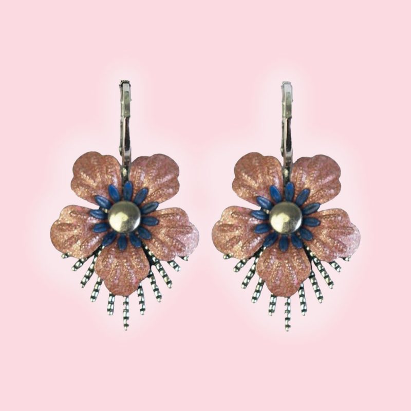Oorbel Raio Old/ Pink/ Navy - Urban Hippies