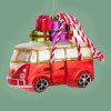 Kerstbal Campervan With Gifts 1