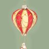 Kerstbal Santa in a Hot Air Balloon 1