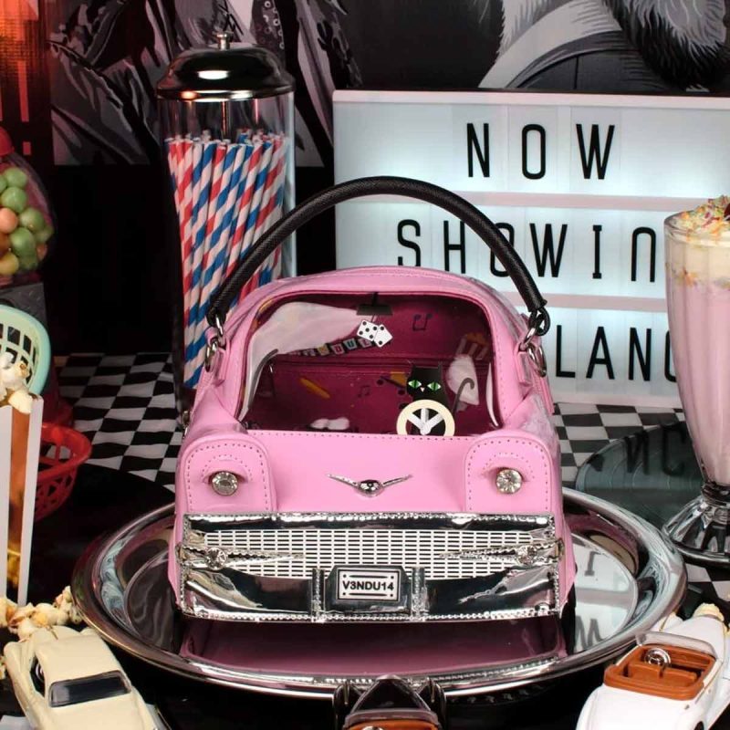 Kitty's Drive In Movie - Catablanca Cattilac Top-Handle Bag - Vendula London - Afbeelding 4