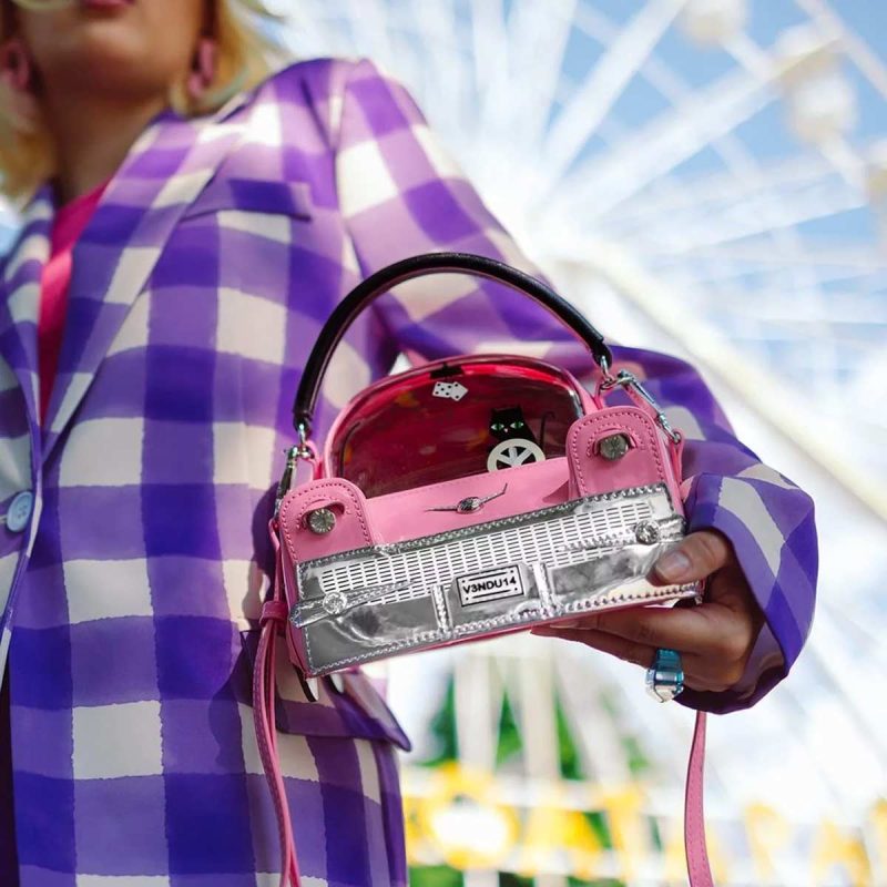 Kitty's Drive In Movie - Catablanca Cattilac Top-Handle Bag - Vendula London - Afbeelding 6