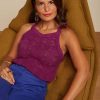 Sofie Top Scallop Vivid Purple King Louie 1