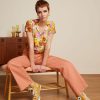 Tex Blouse Marini Tuscan Yellow King Louie 3