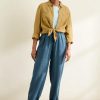 Dipping Sun Trousers Light Squid Seasalt
