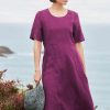 Grass Wave Dress Cassis Seasalt 3