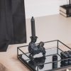 Pomeriaan Kaarsenhouder Zwart 2