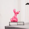 Pooping Ballon Dog Neon Pink 4