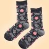 Womens Bamboo Arty Socks Campanula Nickel Seasalt