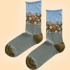 Womens Bamboo Arty Socks Dorymouse Sage Seasalt