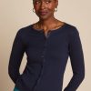Cardi Roundneck Cocoon Blue King Louie 1