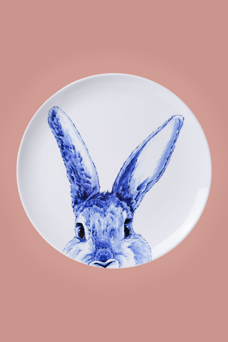 Wandbord Haas 26 cm - Heinen Delfts Blauw