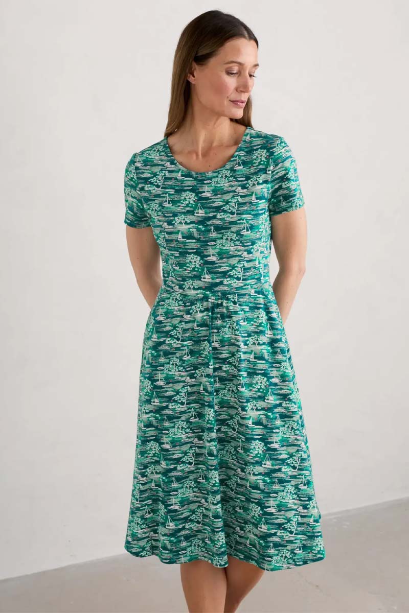 April Dress Helford Boats Dark Wreckage - Seasalt