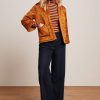 Noor Jacket Star Satin Maple Orange King Louie 1