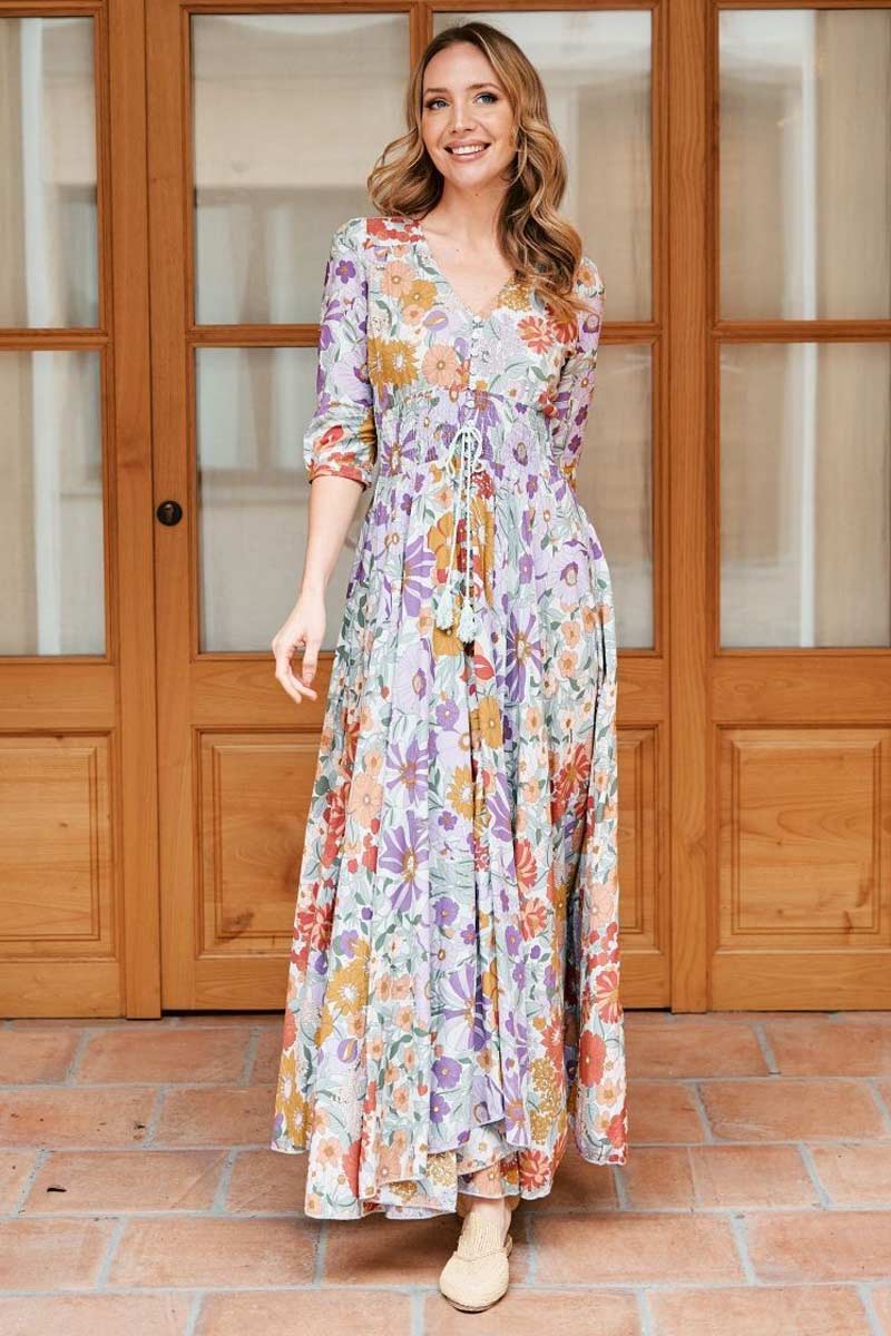 Secret Garden Print Indiana Maxi - Jaase