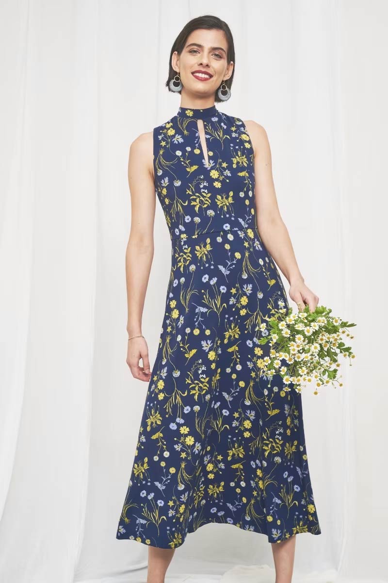 Silene Dress Botanical Sterns Maritime - Seasalt