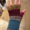 alloa fingerless gloves velvet eribe