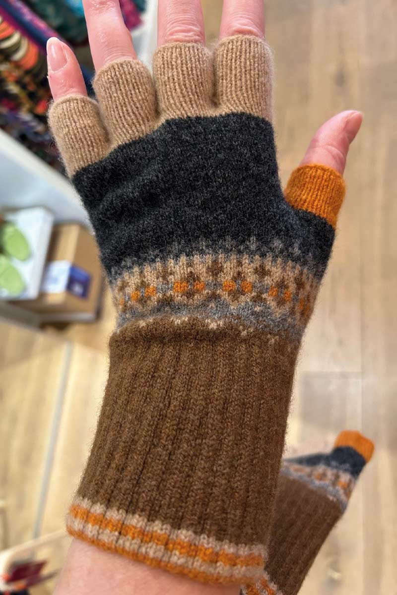 Alloa Fingerless Gloves Winter - Eribé