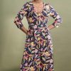 Helena Dress Folky Bloom Maritime Seasalt