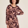 Soft Knitted Dress Plum Tranquillo