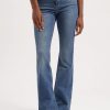 pants lisette flare super aged blue kuyichi