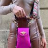bee bag schoudertasje fuchsia
