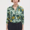 Blouse Beets Print Smoke Green Nice Things 3
