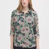 Blouse Camelia Print Sage Green Nice Things 3