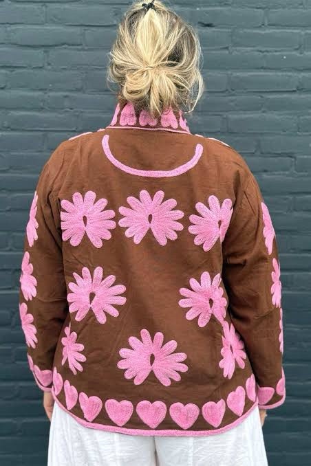 Alternative view of Jacket Cotton Embroidery - ToutVintage