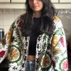 Jacket Cotton Embroidery White ToutVintage 1