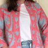 Jacket Tnt Embroidery Pink Grey ToutVintage 3