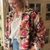 Jacket Tnt Embroidery Pink Red Black ToutVintage 2