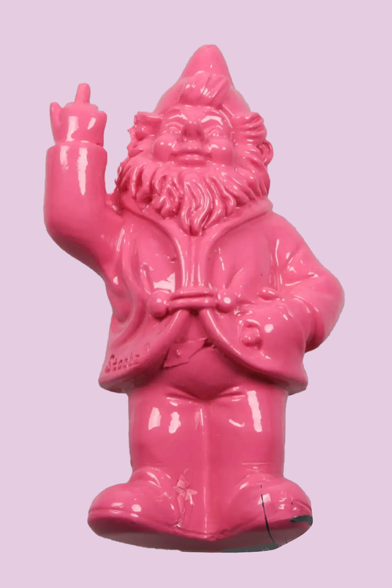Kabouter F*ck You Magneet Fuchsia 9cm