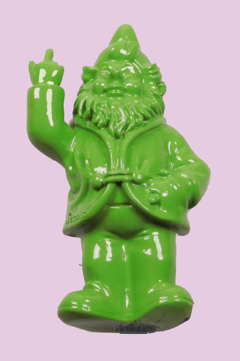 Kabouter F*ck You Magneet Groen 9cm