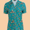 Lena Blouse Short Sleeve Crane LaLamour 1