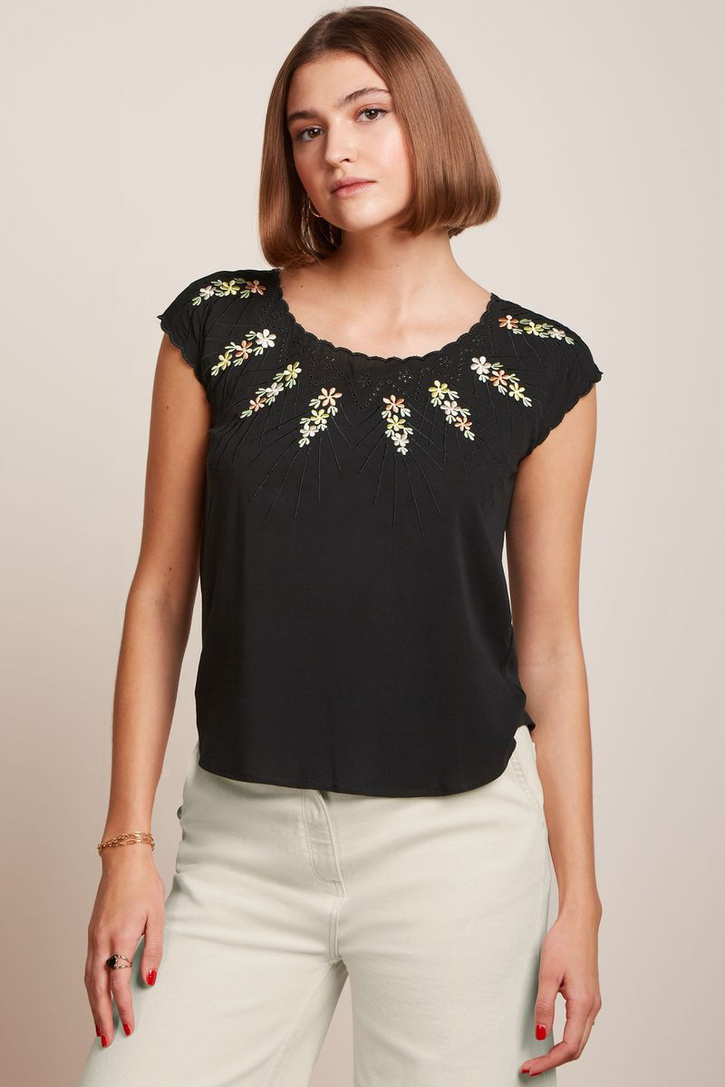 Betty Top Dulce Embroidery - King Louie