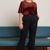 Marcie Flared Trousers Aurora King Louie 1
